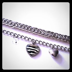 Charm Bracelet - Silver - 2p